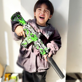 m416手动一体水晶儿童玩具男孩突击枪可充电动连发3 9生日礼物