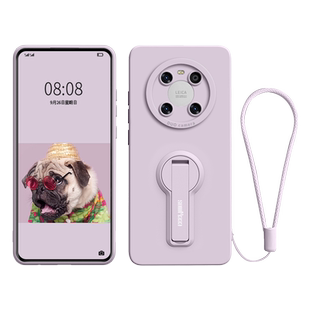 适用华为mate40pro手机壳女新款mate40的手机套mate40e支架40por液态硅胶m40pro全包pro防摔mt网红epro带手绳