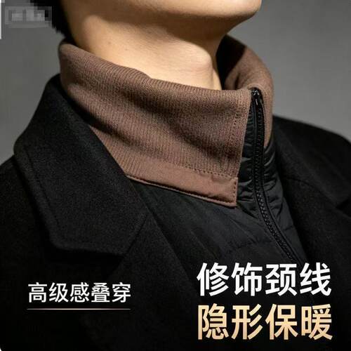 磁吸可拆卸假领子高领保暖防寒修饰颈线休闲围脖