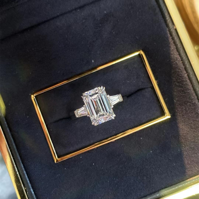 gia珠宝祖母绿钻石戒指高级定制