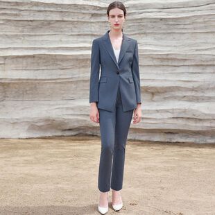 ol正装 酒店洋气套裤 经理西服西装 休闲职业套装 外套女面试优雅 春季