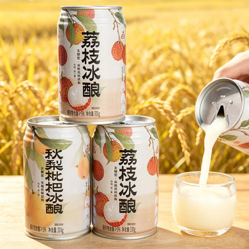 生龙荔枝冰酿米酿风味310克*6罐