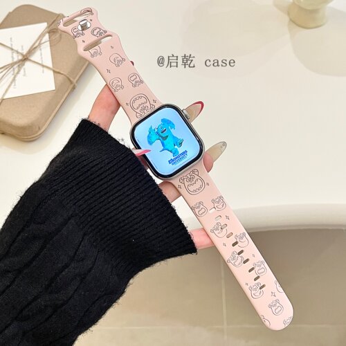 适用苹果手表表带硅胶