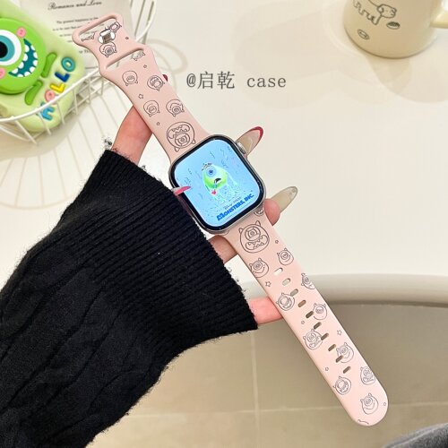 适用苹果手表表带硅胶