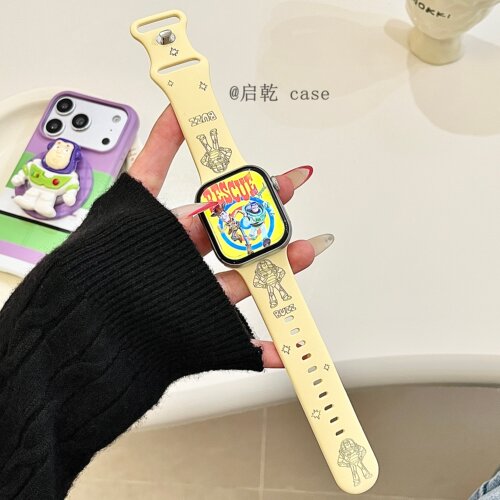 适用苹果手表表带硅胶