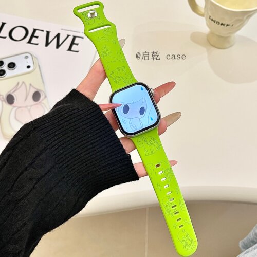 适用苹果手表表带硅胶