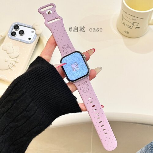 适用苹果手表表带硅胶