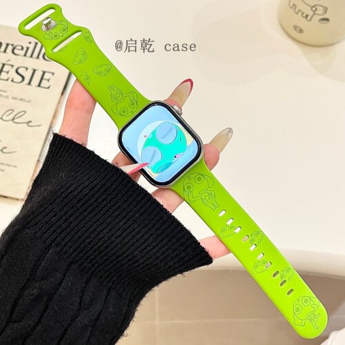 适用苹果手表表带硅胶