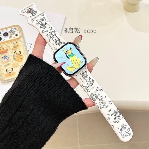 适用苹果手表表带硅胶