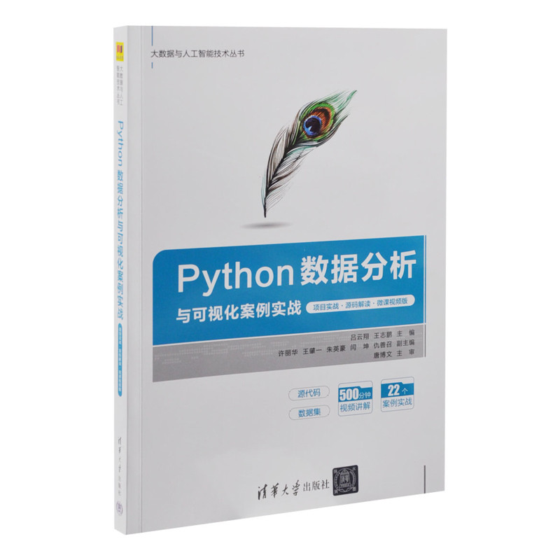 Python数据分析与可视化案例实战(项目实战·源码解读·微课视频版)(大数据与人工智能技术丛书)清华大学出版社有限公司