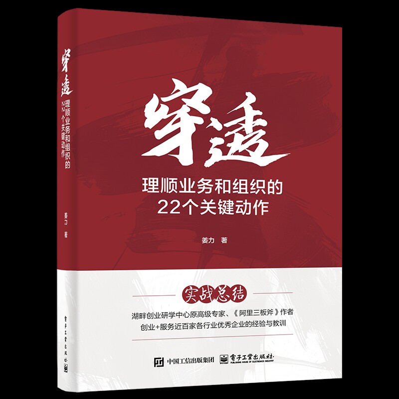 穿透-理顺业务和组织的22个关键动作姜力管理学理论/MBA电子工业出版社新华书店正版