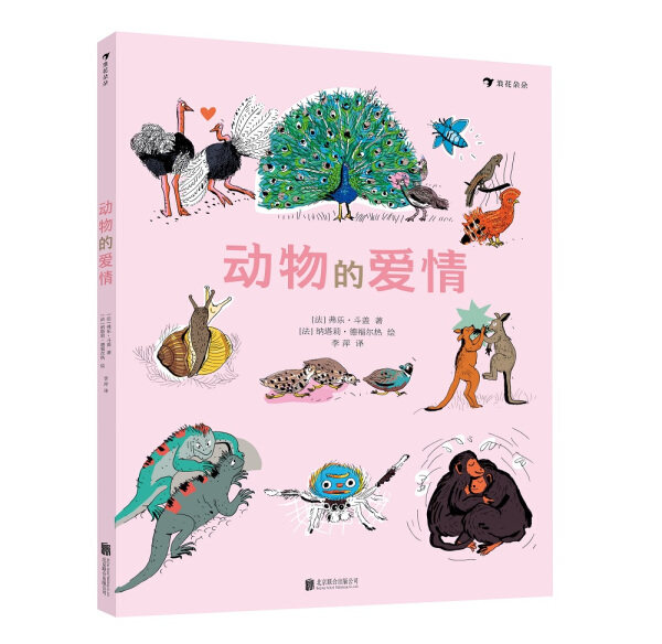 动物的爱情 浪花朵朵系列 动物求偶追逐交配繁殖家庭生活 动物情感世界 手绘家庭启蒙自然科普儿童百科书籍 新华正版
