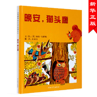 硬壳精装【美国图书馆协会 】晚安猫头鹰 0-3-6周岁儿童绘本幼儿园故事书宝宝启蒙绘本图画书启蒙早教书籍儿童读物 启发