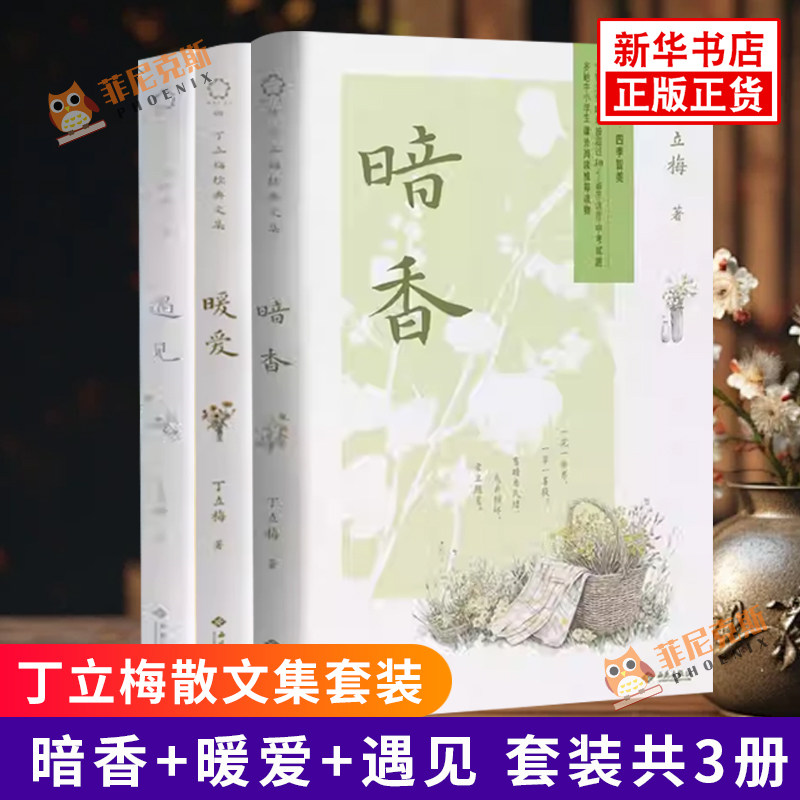 暗香+暖爱+遇见全套3册 丁立梅精品十年精选集中国现当代文学散文 丁立梅散文集书 正版