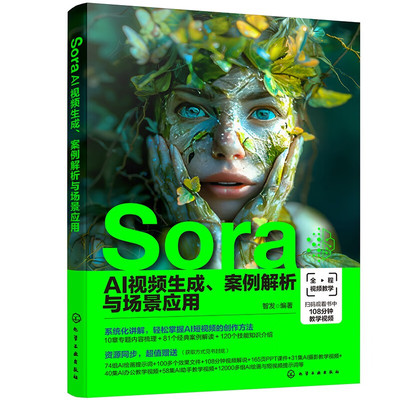 Sora AI视频生成 案例解析与场景应用 智发 编著 技术原理 特色功能 创新之处 文案工具 脚本创作等 化学工业出版社 新华正版书籍