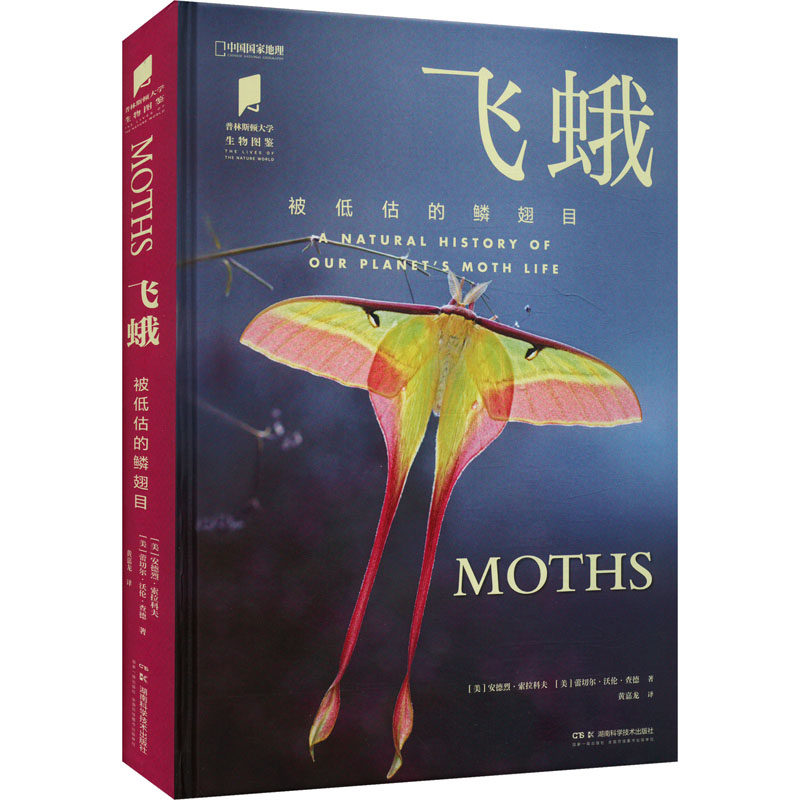 飞蛾-普林斯顿大学生物图鉴 自然科学科普读物 湖南科学技术出版社 新华正版书籍
