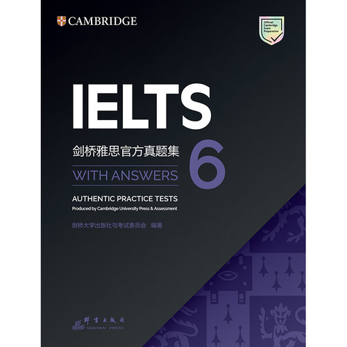 剑桥雅思官方真题集(6)剑桥大学出版社与考试委员会雅思/IELTS群言出版社新华书店正版