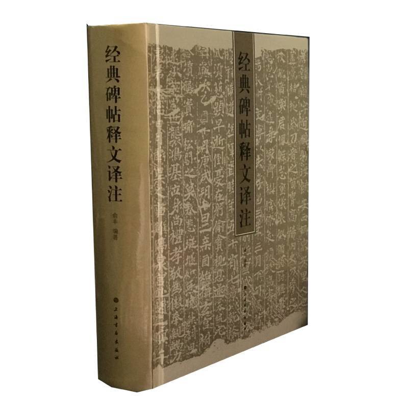 经典碑帖释文译注俞丰书法/篆刻/字帖书籍上海书画出版社新华书店正版