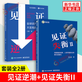 套装全2册 见证逆潮+见证失衡II 付鹏 余永定 著 全球资产逻辑大变局的思考 大类资产分析逻辑范式框架等 电子工业出版社 新华正版
