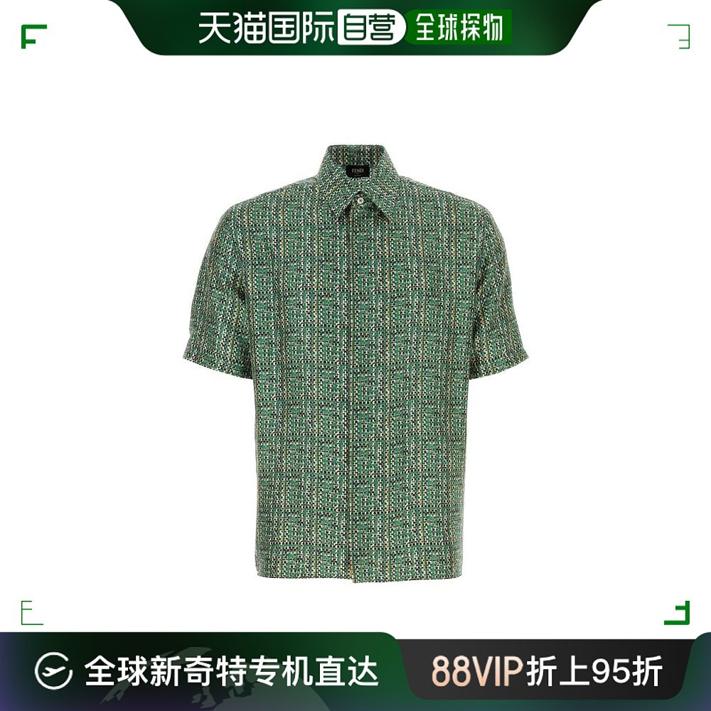 韩国直邮FENDI24SS长袖衬衫男FS0795AR6F F0QC3 Printed 男装 衬衫 原图主图