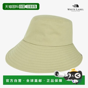 韩国直邮THE NORTH FACE 北面白标女式流线型帽子 米色 NE3HR53K
