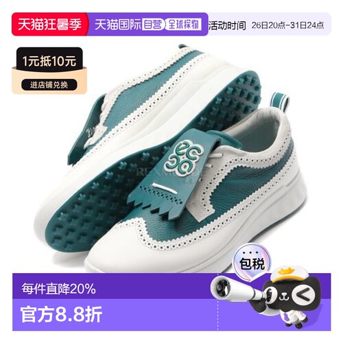 韩国直邮ECCO W Golf S-休闲装 (102833-61206) 无钉高尔夫球鞋