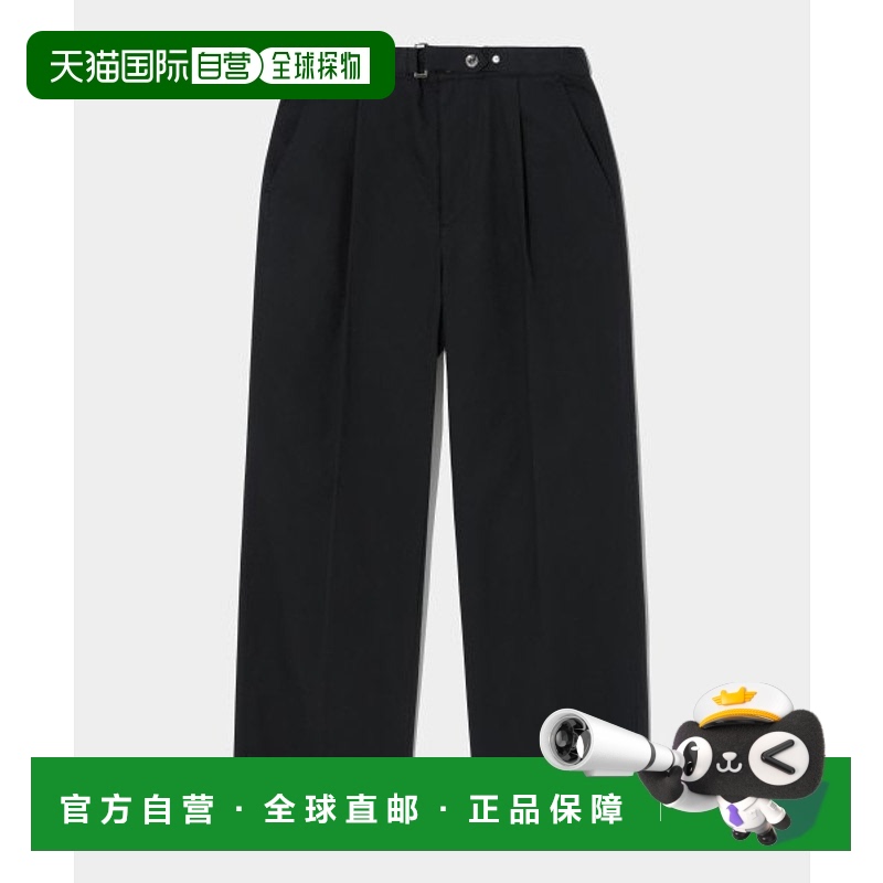 韩国直邮SATUR设计师款大气简约日常休闲个性休闲裤SA23SSMP13BK