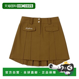 Cargo Pleats GOLF女士运动半身裙M3322PSK14BRN 韩国直邮MALBON