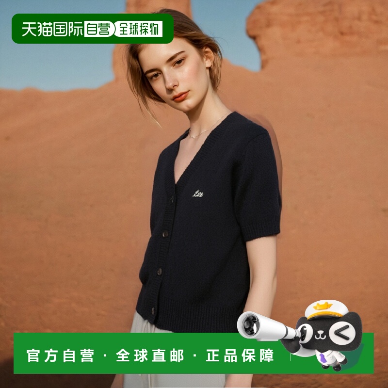 韩国直邮LEE休闲日常舒适时尚韩系通勤新款针织衫LE2402CD63BK