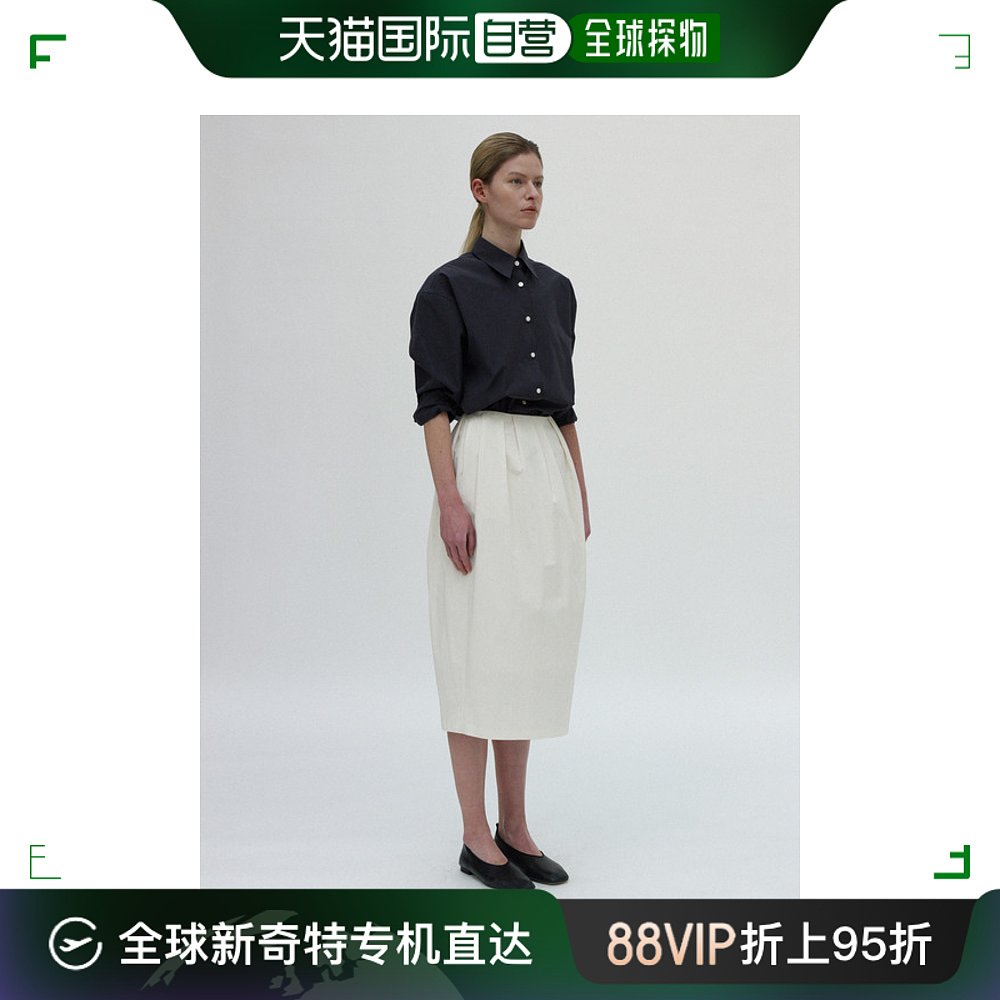 韩国直邮NOTHING WRITTEN正品半身裙301660689Layered tuck skirt 女装/女士精品 半身裙 原图主图