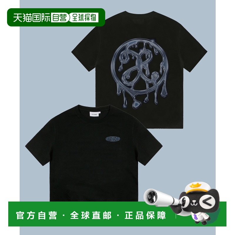 韩国直邮XTONZ 公用T恤XTT097BK短袖