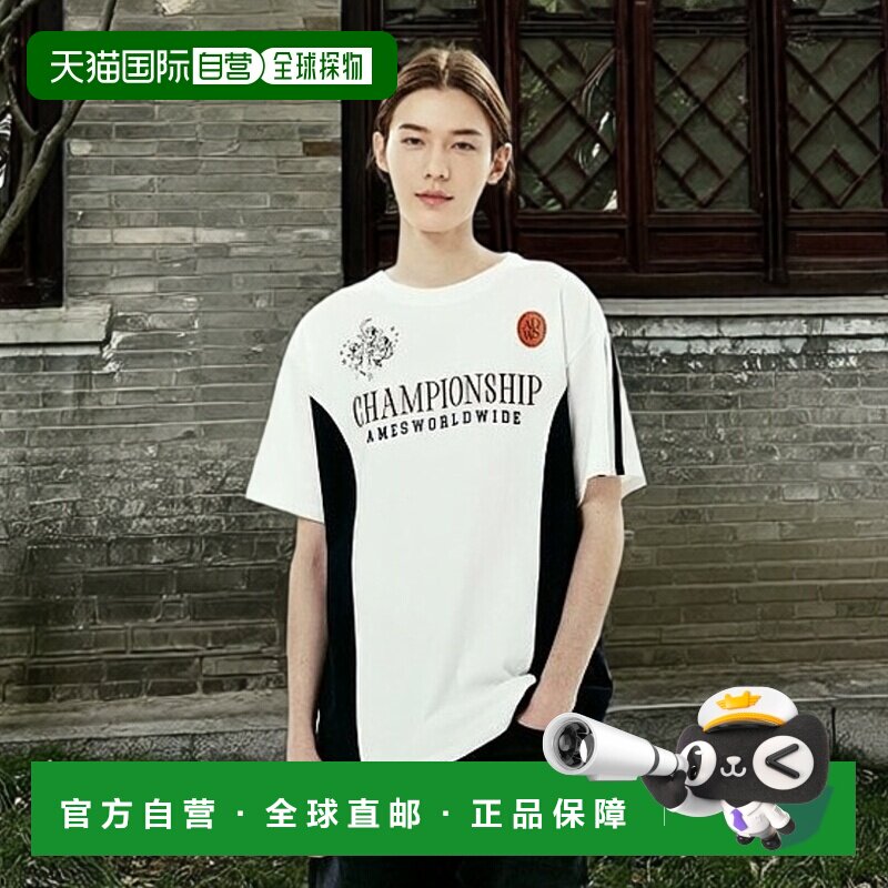 韩国直邮Ames Worldwide 女士女装T恤CHAMPIONSHIP TEE WHITE AM2E