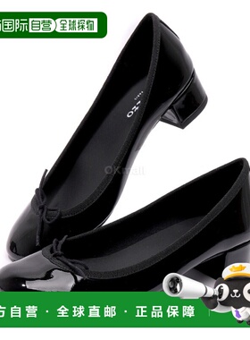 韩国直邮Repetto女款皮鞋黑色漆皮V080VLUX410 / V080VLUX 410