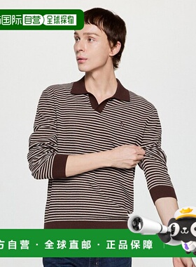 韩国直邮HAZZYS [25FW] 棕色条纹棉质手提包 HZSW5F333W2