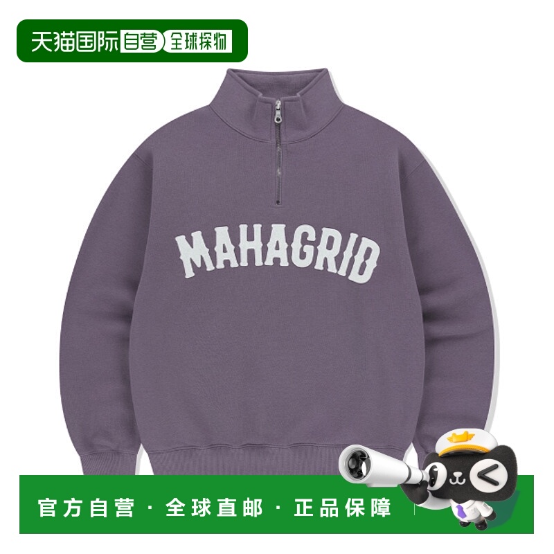 韩国直邮MAHAGRID 公用卫衣MG2FSMM444APP ARCH LOGO APPLIQUE HA