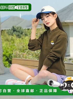 韩国直邮MALBON GOLF 女士女装T恤M4422PFS32KHK Half Zipup Fleec