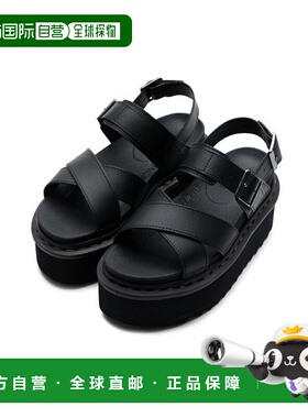 韩国直邮DR.MARTENS  公用凉鞋30717001 Voss II Quad Black Athe