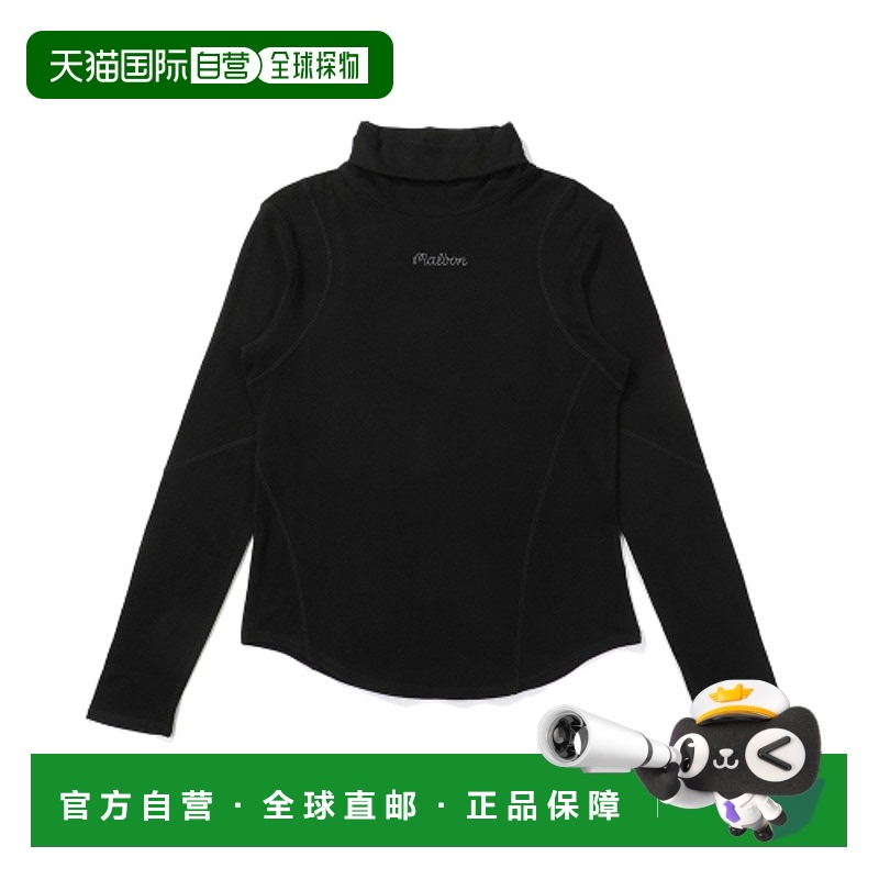 韩国直邮MALBON GOLF 女士女装T恤M4422PTL31BLK Mock Neck Long S