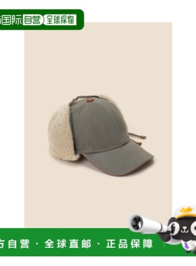 韩国直邮SUECOMMA BONNIE 女士帽子 Fur trapper hat(khaki)_DSREW