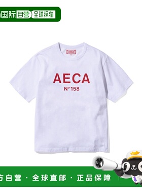 韩国直邮AECA WHITE 公用T恤AWCMSSBDTTSST002C0SB AECA BIG LOGO