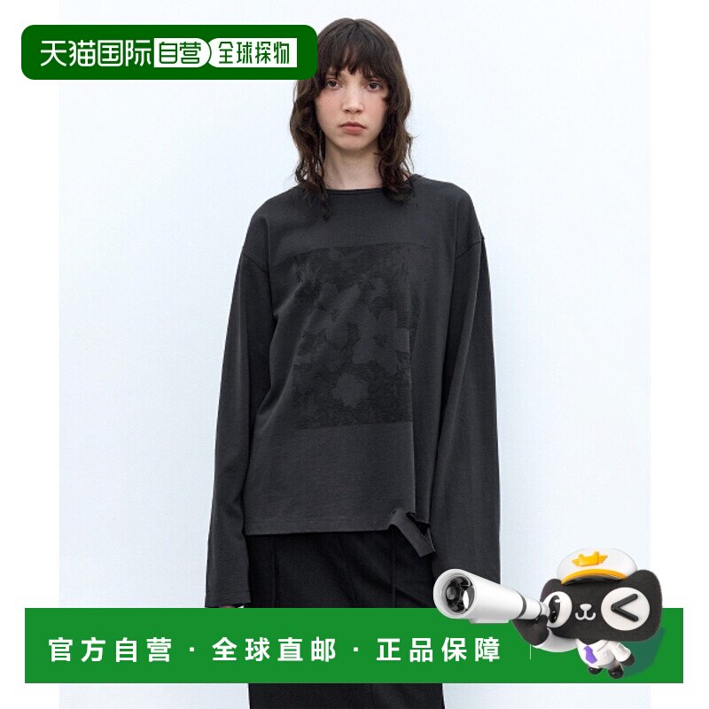 韩国直邮INSILENCE女款设计师新款秋冬高级简约时尚T恤IW2D4TO07C