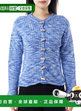 韩国直邮Baserange 蓝色混色滴水开衫（KDRC-TC-SP25） 开襟衫