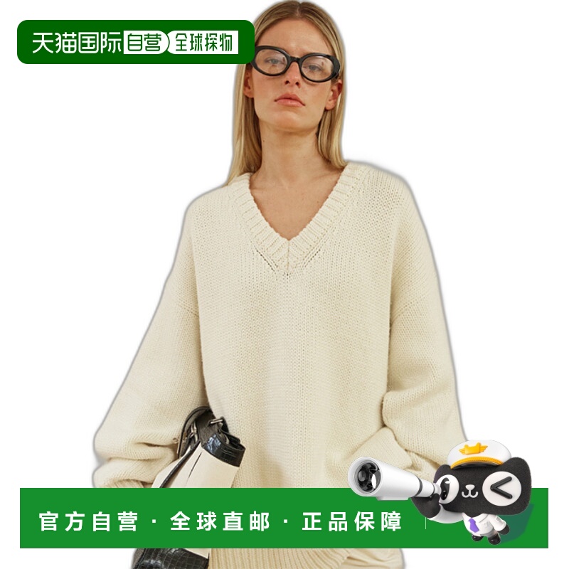 韩国直邮OUI MAIS NON 女士毛针织衫24SOMNKN03 Lowell alpaca V-n