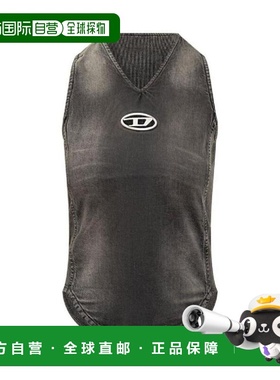 韩国直邮DIESEL Diesel 徽标饰牌无袖上衣 A190430CEBC 02 TP9487