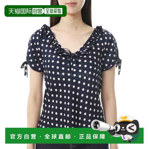 韩国直邮Sandy Liang NICKIE 上衣，海军蓝多色款 (R26T144 F210