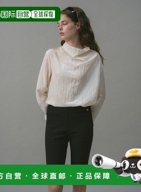 韩国直邮ANEDIT 女士女装休闲裤AN24FB3002 U Capri pants_Black