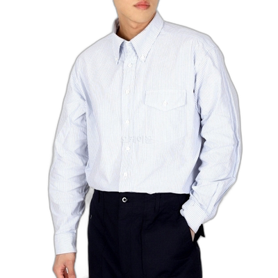 韩国直邮engineered garments 男士 衬衫条纹长袖