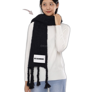 韩国直邮JIL SANDER 围巾 (J47ZZ0119 J14731 001) 围巾配饰