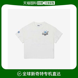 FILA 韩国直邮Fila Shirts T恤 Overfit KIDS