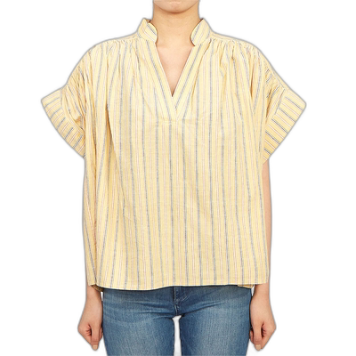 1h可退 韩国直邮VANESSA BRUNO 4EVA10 V09005 018 女士 罩衫短袖